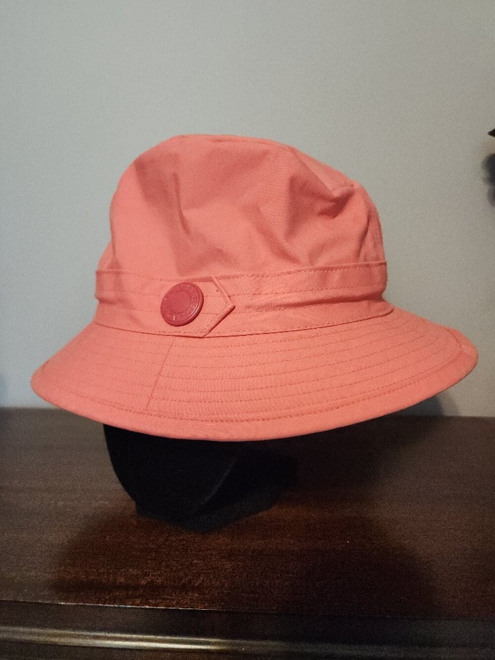 GAP Bucket Hat Fitted Women's Salmon Pink Cotton S/M
